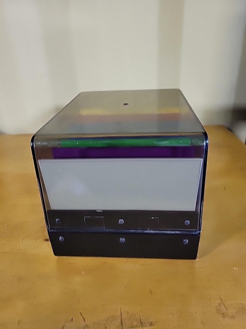 Mini Dex Box SRW Computer Components Co Minidex 60 Modular View File Floppy Storage ...