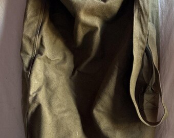 ヴィンテージ ダッフルバッグ、1940 年代のバッグ、アメリカ陸軍バッグ