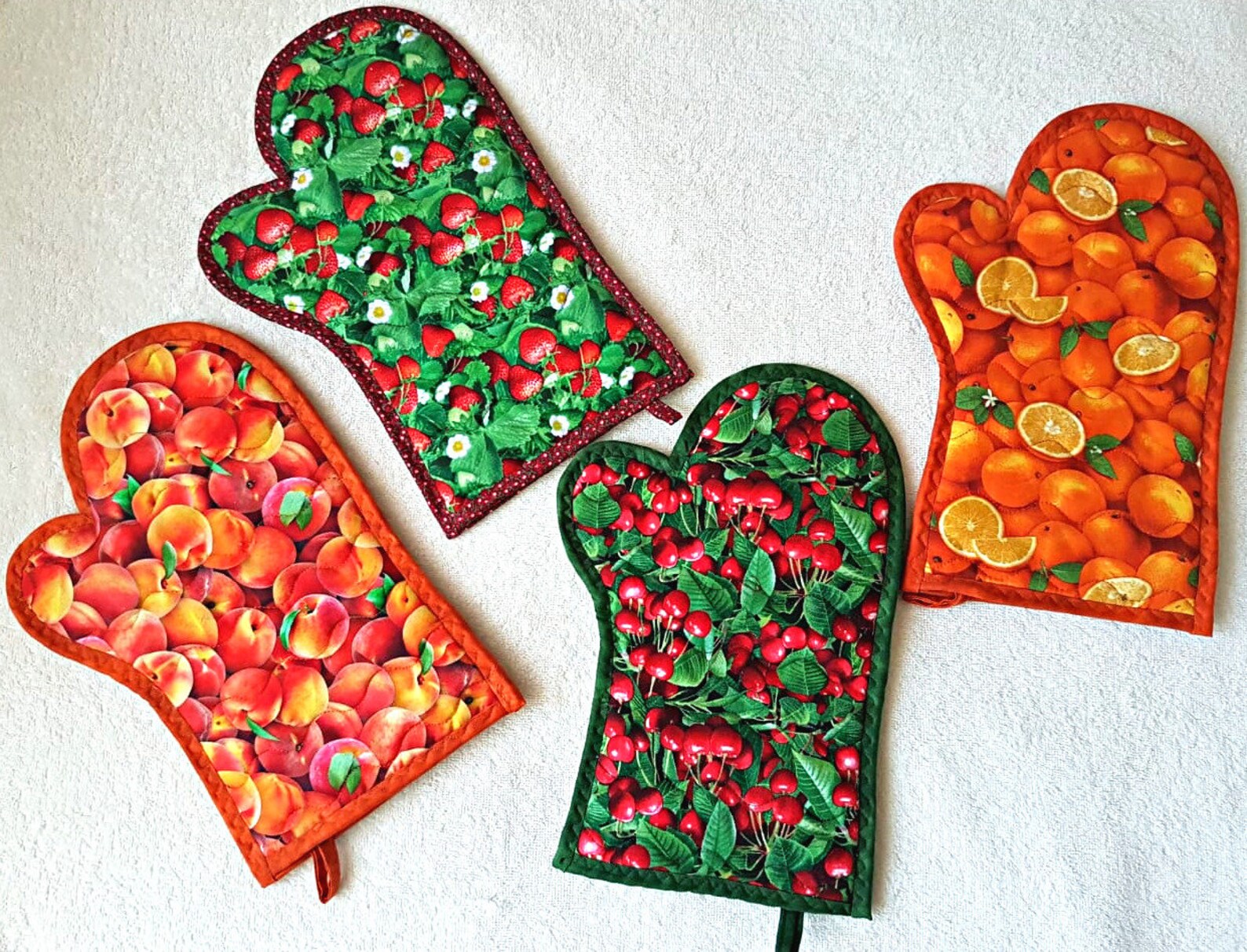 Jar of jam potholders. Handmade oven mitt. Patchwork kitchen Etsy