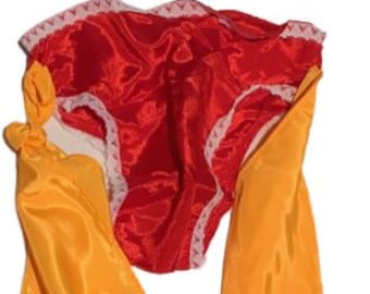 Vintage COMEDY PANTY SILKS 20th Century Panties Underwear Stage Magic Trick Gag 17" Hank Funny Handkerchief Joke Prank Girl Undies on Man