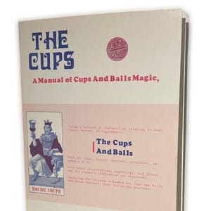 Vintage THE CUPS BOOK Over 100 Magic Tricks And Balls Roy Fromer Magician Close Up Secrets Gags Ideas Beginners & Experts 48 Pages Learn How