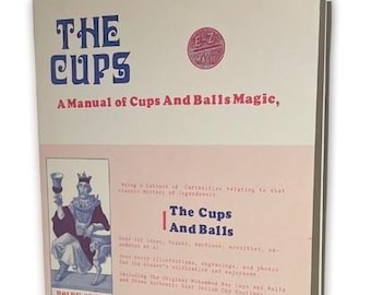 Vintage THE CUPS BOOK Over 100 Magic Tricks And Balls Roy Fromer Magician Close Up Secrets Gags Ideas Beginners & Experts 48 Pages Learn How