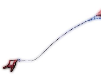 Vintage Squirting INVISIBLE DOG LEASH Squirts Water Pee Joke Walking Gag Prank Toy Funny Clown Costume Accessory Gift Comedy Prop Harness