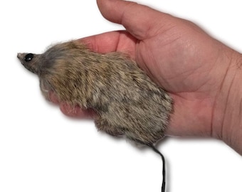 Vintage Deluxe Judy The MOUSE FINGER PUPPET Magic Trick Fake Toy Animated Jump Moves Gag Prank Joke Fur Prop Masters