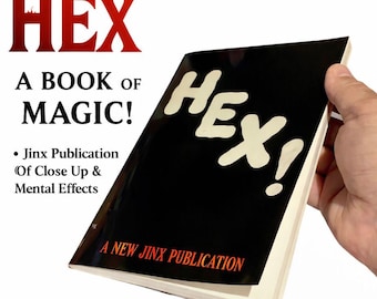 Vintage HEX BOOK Magic Tricks Jinx Publication Close Up Magicians Mental Card Coin Money