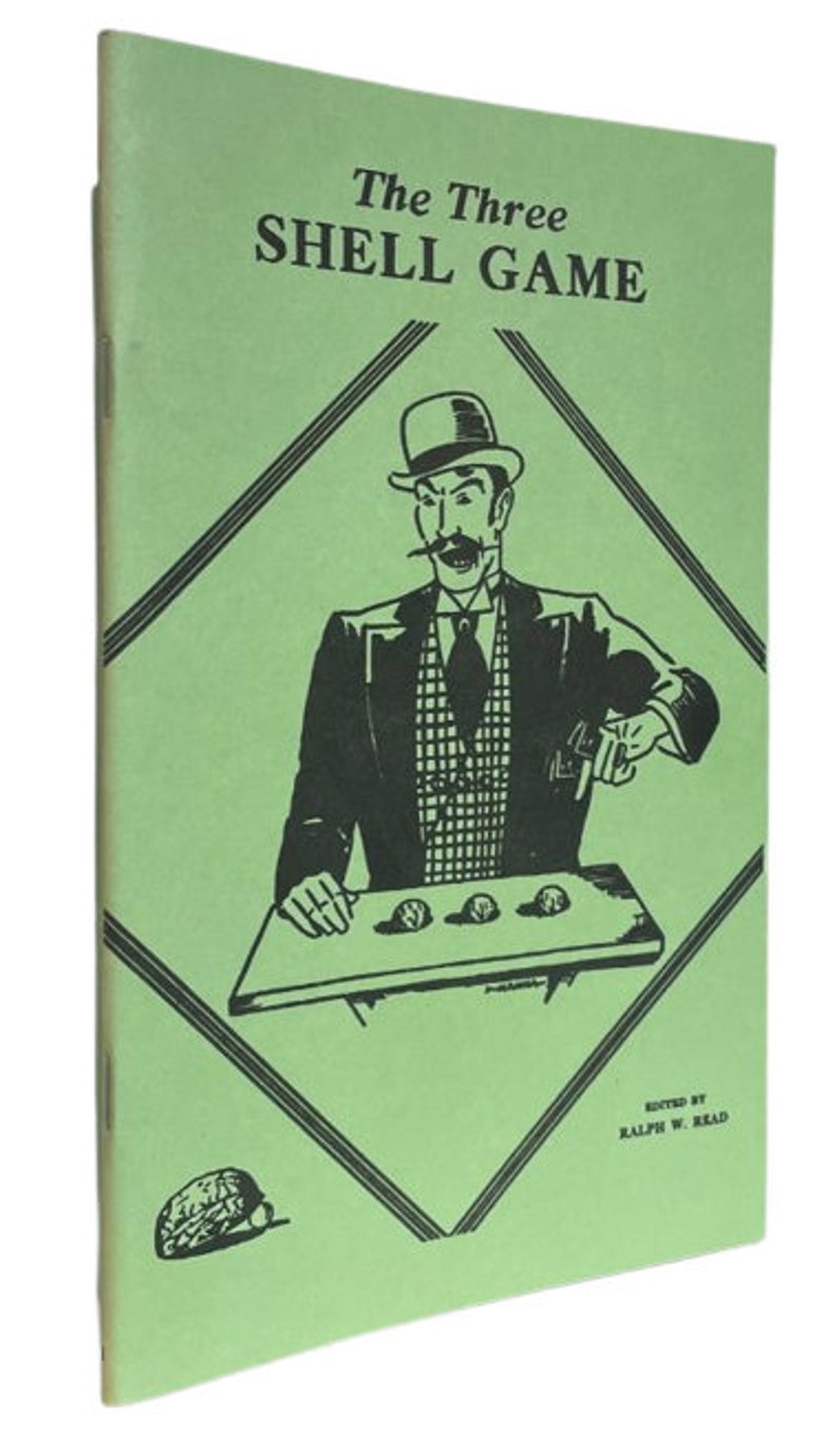Vintage THREE SHELL GAME Book Booklet Magic Tricks Bar Bet Find the Pea ...