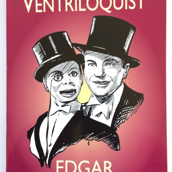 New Vintage How To BECOME A VENTRILOQUIST Book Edgar Bergen Vent Puppet Learn Dummy Throw Voice Be Ventriloquism Comedy Throw Your Voice