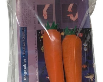 Deluxe LATEX ENDLESS CARROTS Orange Rubber Funny Comedy