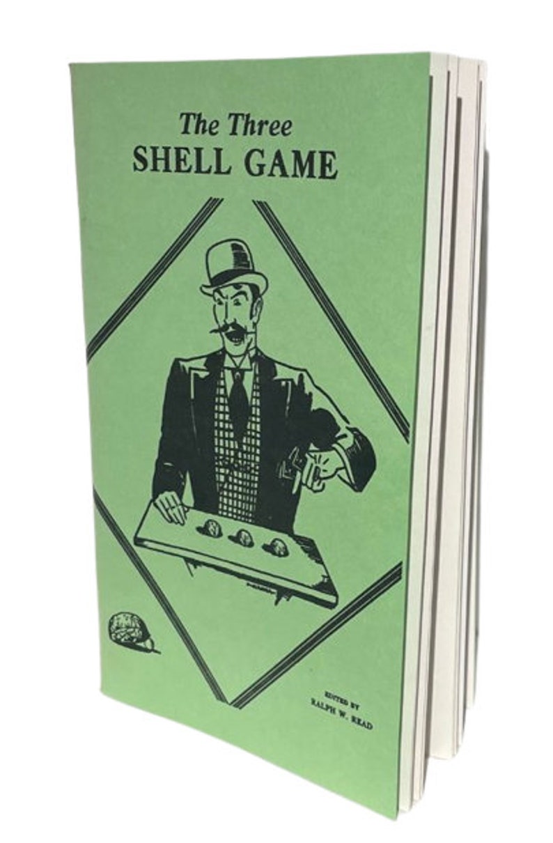 Vintage THREE SHELL GAME Book Booklet Magic Tricks Bar Bet Find the Pea ...