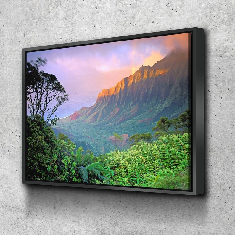 Mountaintop View Canvas Set wall Art Multi Panel Canvas Etsy