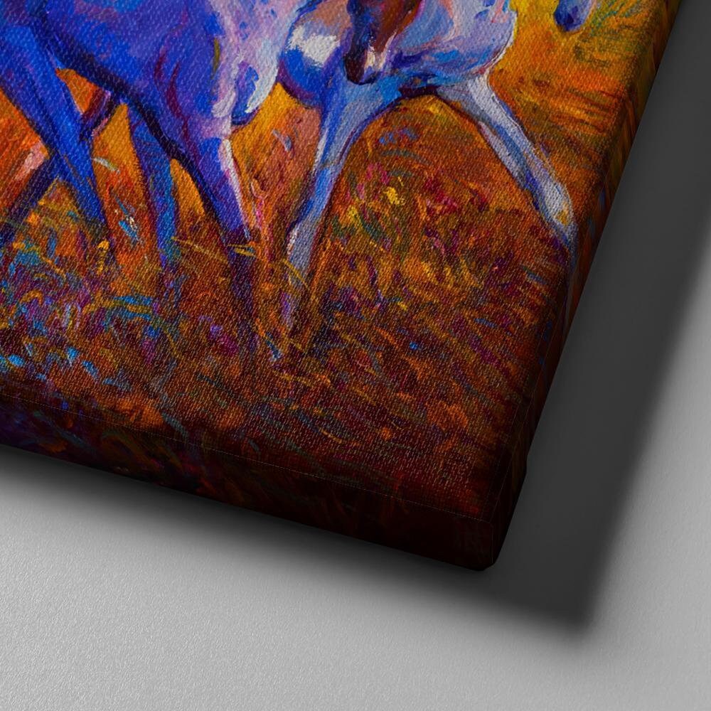 Abstract Horses Canvas Set Wall Art Home Decor Artwork Etsy