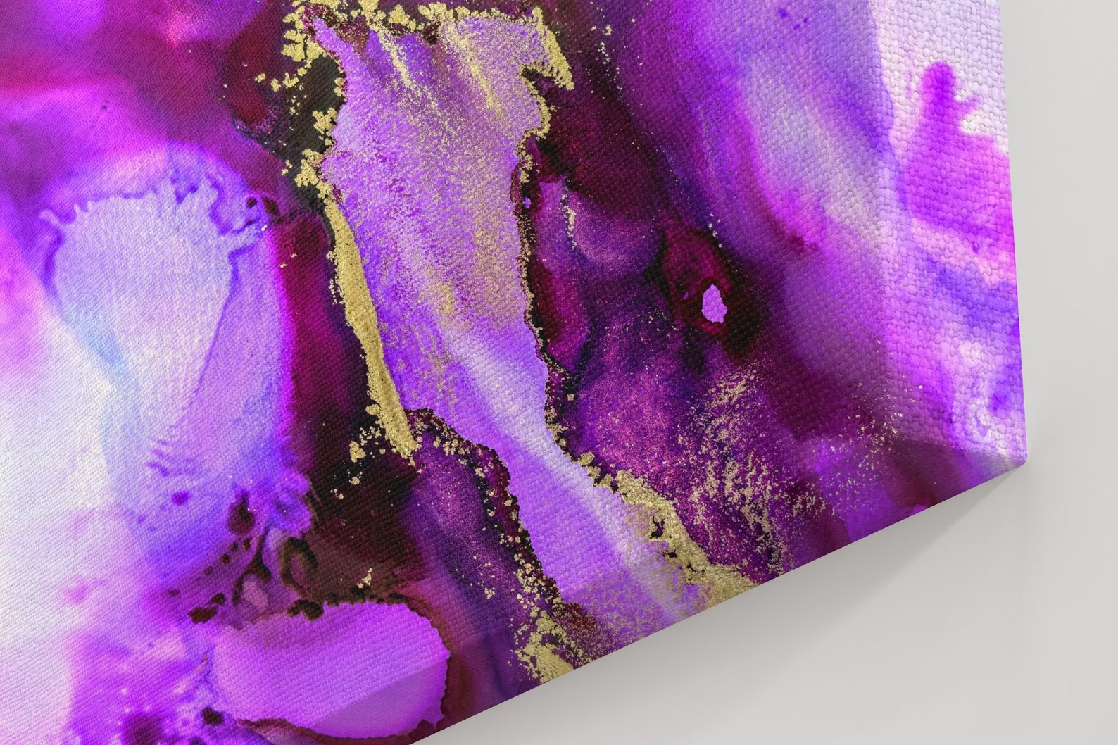 Gilded Wine Canvas Set Wall Art Abstract Lover Gallery Etsy