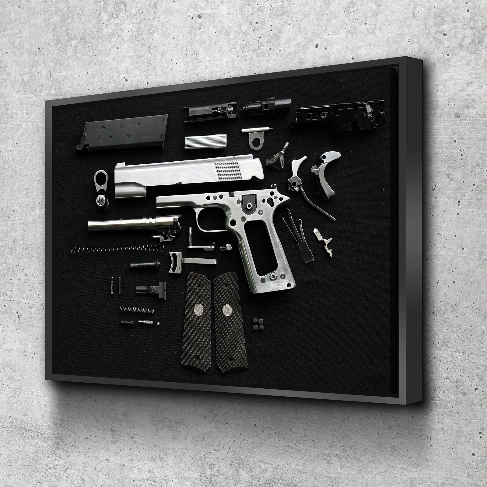 Prints Digital Prints Art & Collectibles Gun wall art