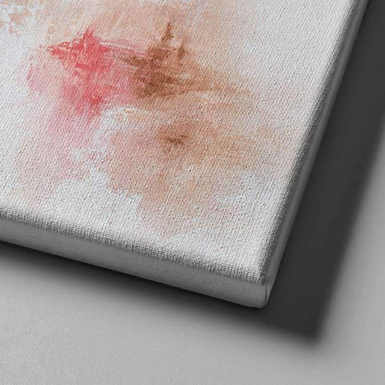 Rose Gold Canvas Set Wall Art Abstract Lover Gallery Etsy