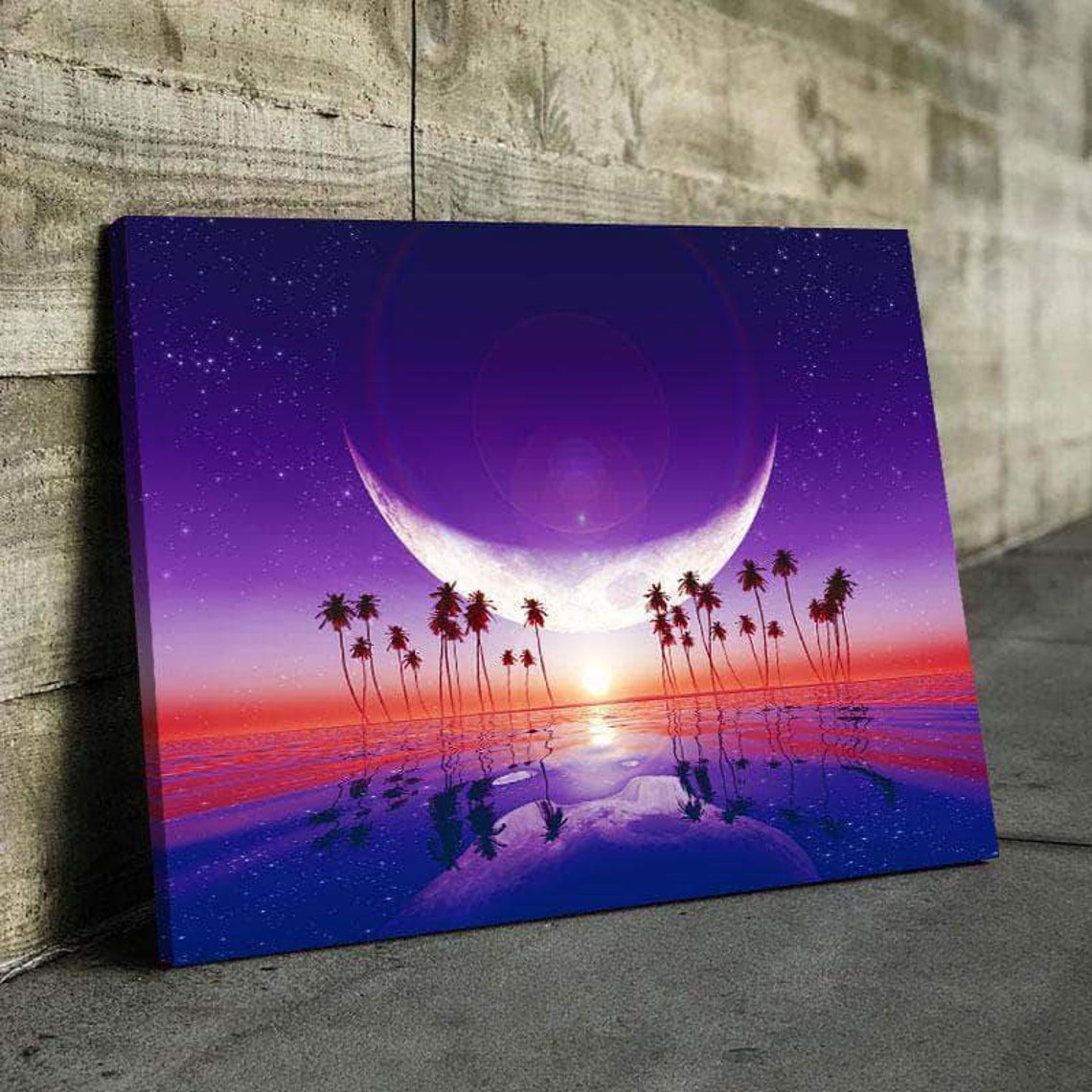 Plastic Beach Canvas Set Wall Art Multi Panel Canvas Set Etsy