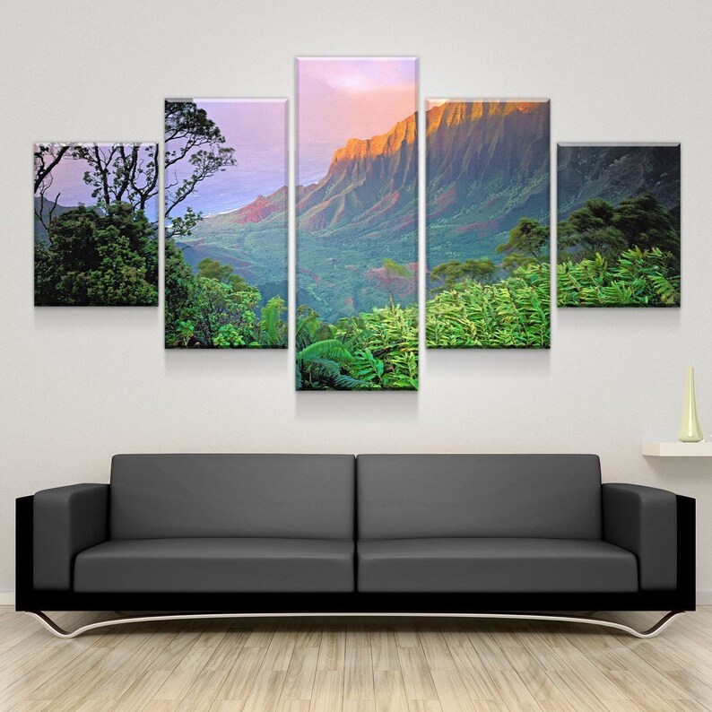Mountaintop View Canvas Set wall Art Multi Panel Canvas Etsy