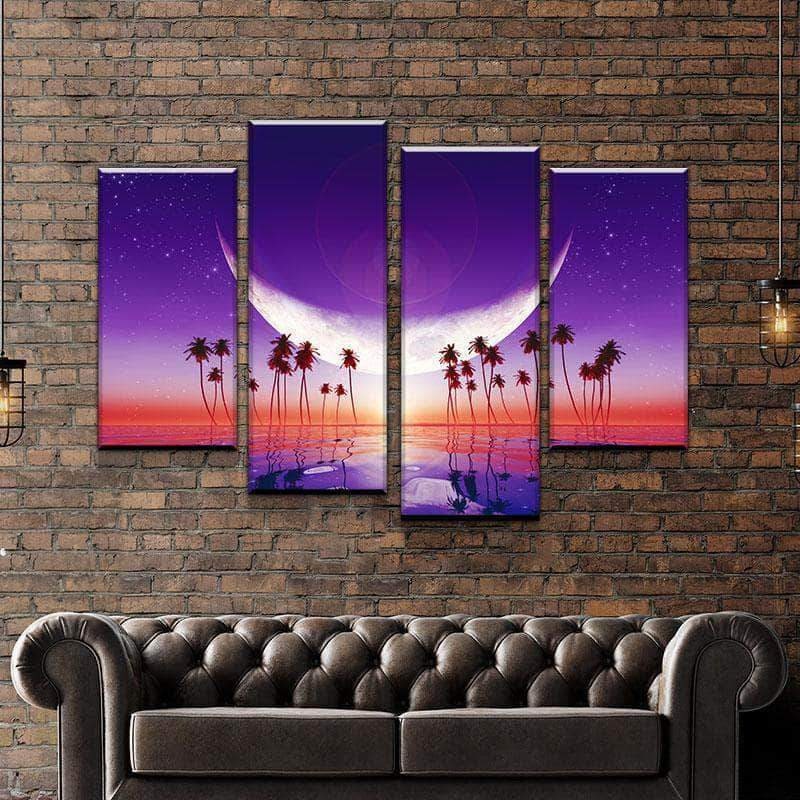 Plastic Beach Canvas Set Wall Art Multi Panel Canvas Set Etsy