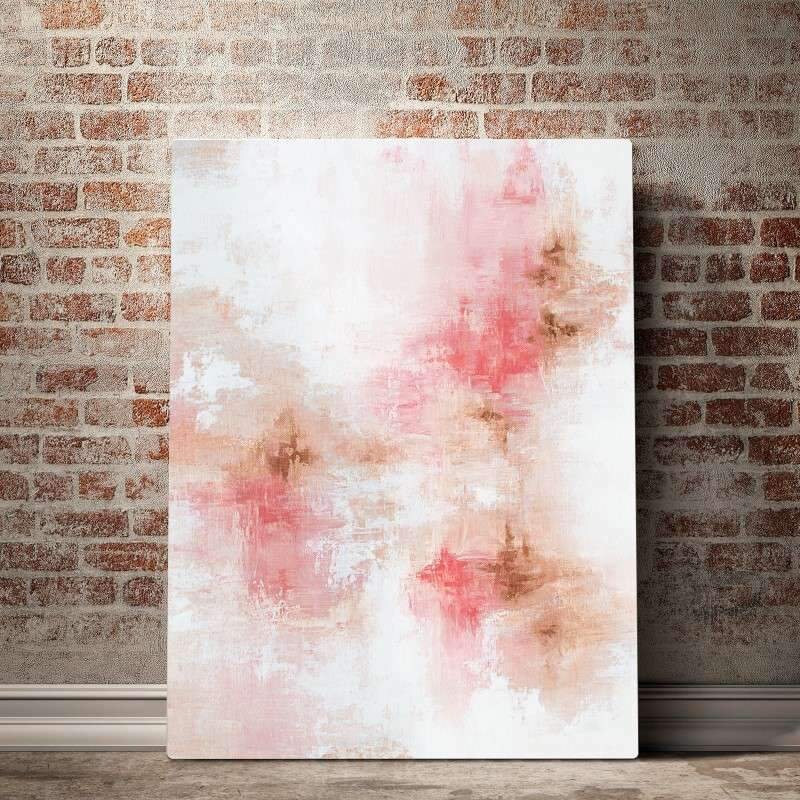 Rose Gold Canvas Set Wall Art Abstract Lover Gallery Etsy
