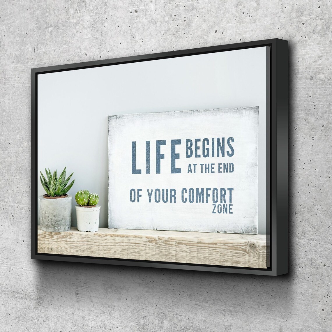 Comfort Zone Canvas Set Wall Art Multi Panel Canvas Split Etsy