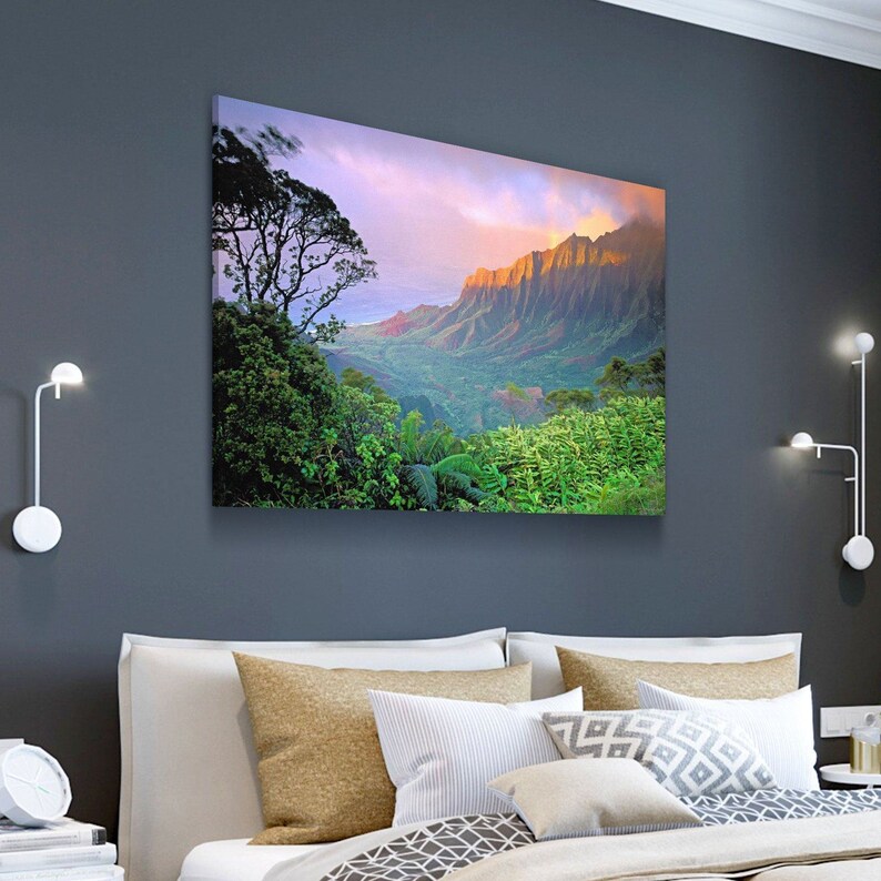 Mountaintop View Canvas Set wall Art Multi Panel Canvas Etsy