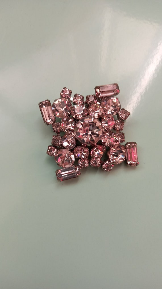 vintage c 1950s rhinestone Gem