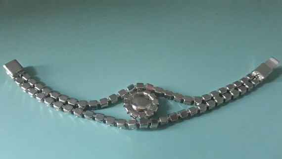 Vintage Rhinestone Bracelet, c.1960s - image 2
