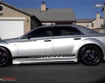 Auto Parts And Vehicles Chrysler 300 Srt Hood Fender Stripes Graphics Vinyl Decal 3m Car Truck Graphics Decals