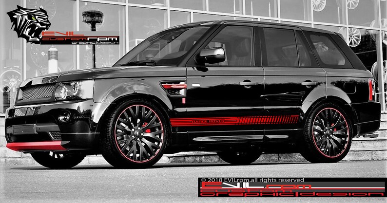 Black Matt Decals Bumper Stickers Evilrpm Pair Of Sport