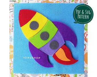 PDF, SVG : Ice Cream Activity, No Sew Busy Book Page / Quiet Book Page ...