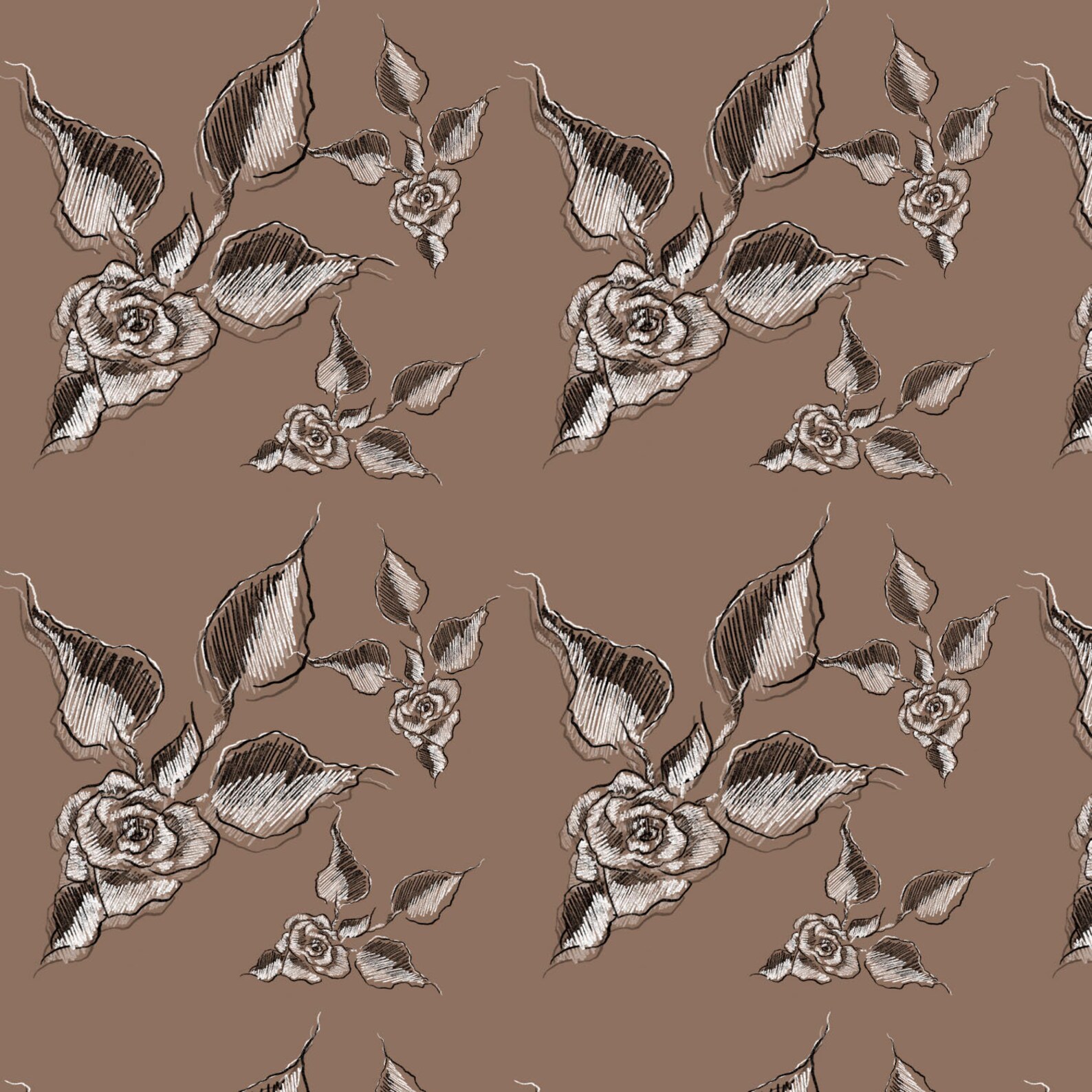 Black Digital Paper, Rose Digital Paper Pack, Black Roses, Wedding ...