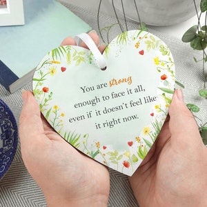 Regalo motivazionale per amico / Cuore in legno fatto a mano / Regalo Bestie / Idee regalo amicizia / Regalo BFF / Regalo di ringraziamento amico LC045