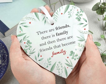 Gift for friend | Wooden heart | Bestie friendship present ideas | Handmade best friend gift | BFF gift LC041