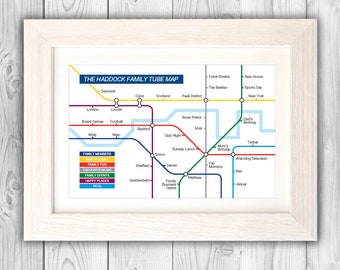 Tube Map Etsy