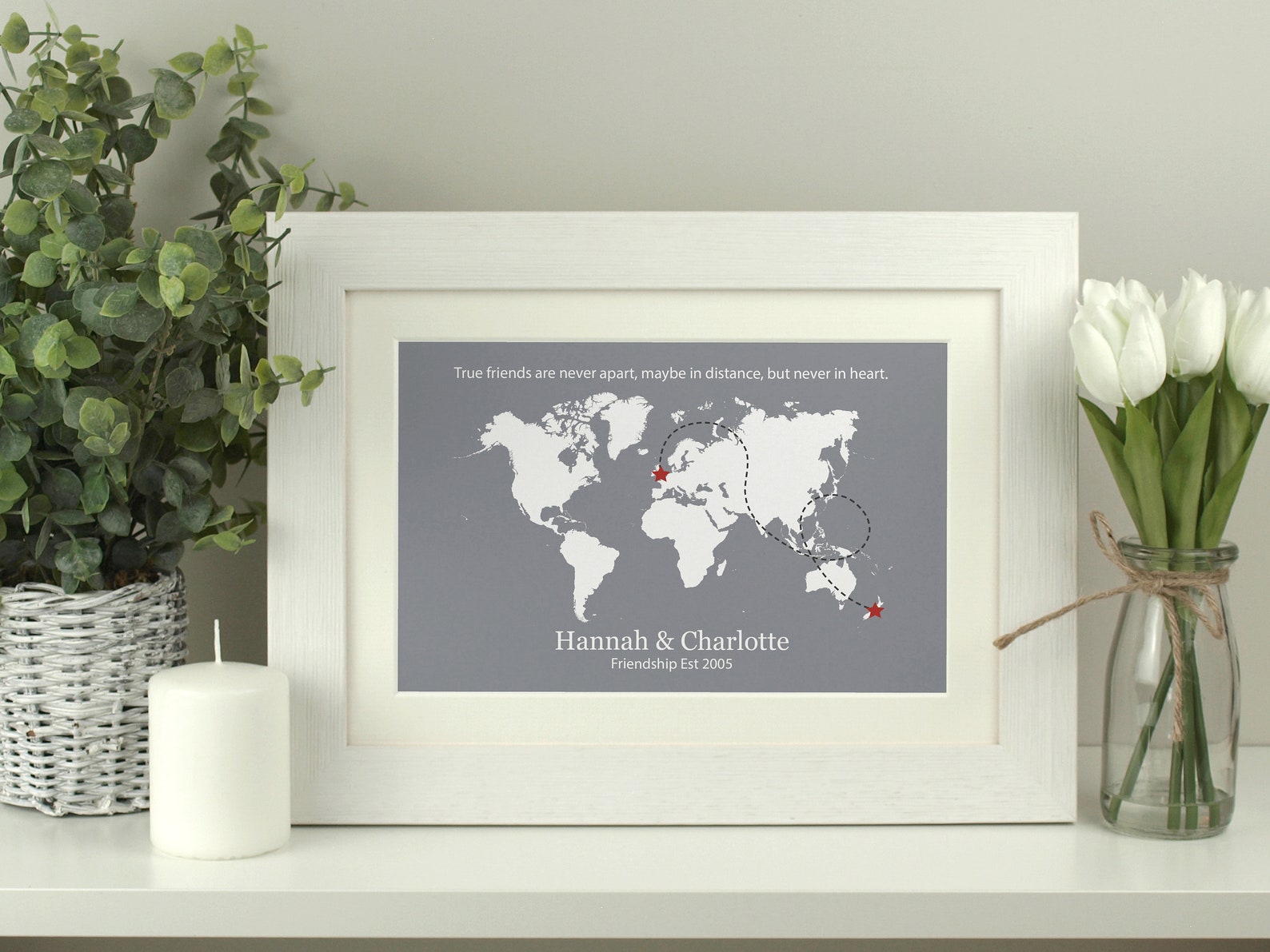 Personalised Friend leaving present / leaving