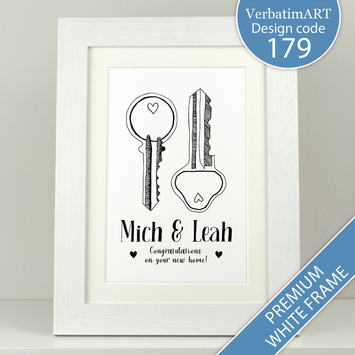 Personalised new home gift / House moving present / House Etsy