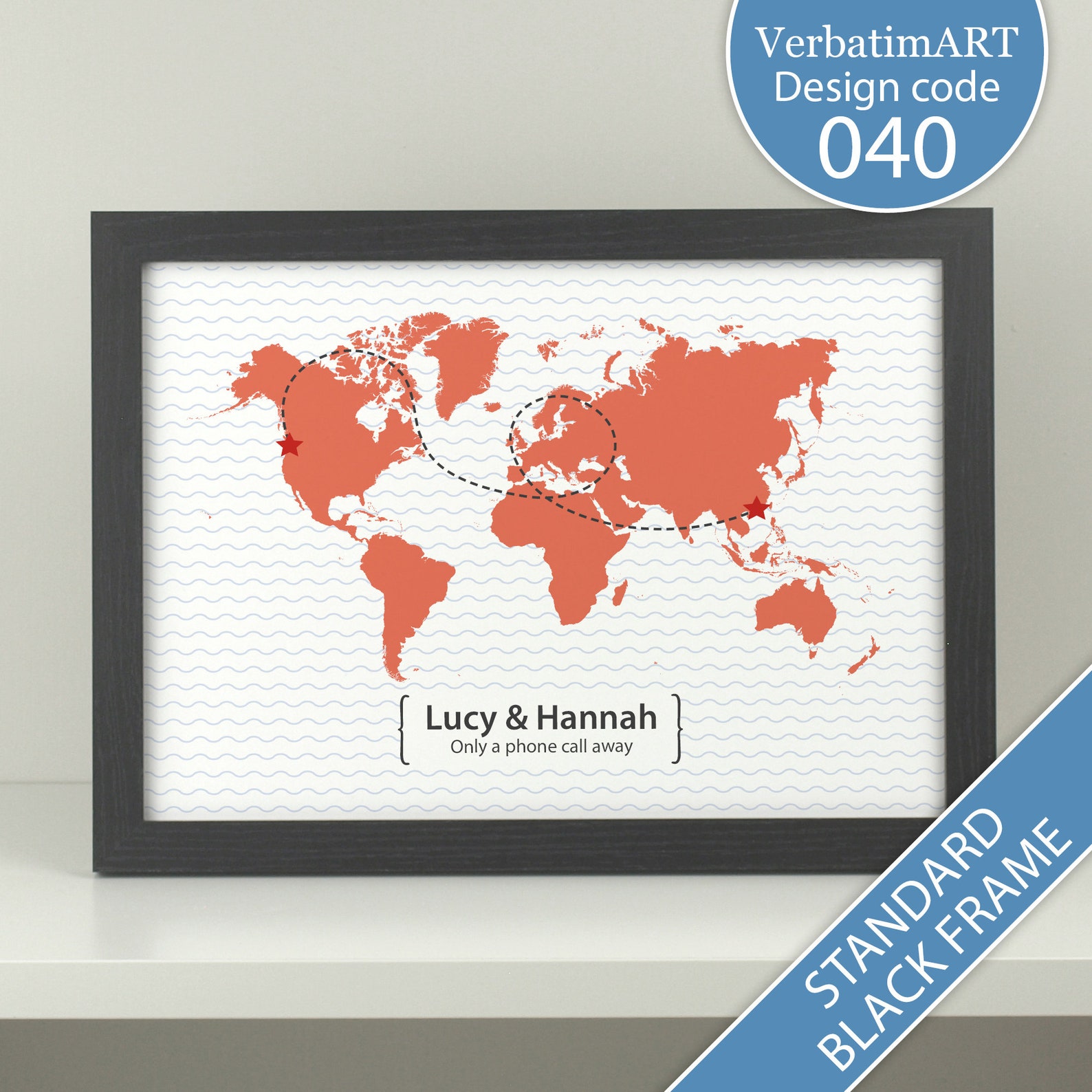 Personalised Friend leaving present / leaving