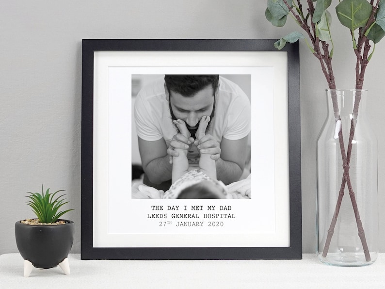 Gift for dad personalised with your own photo VA234 image 1