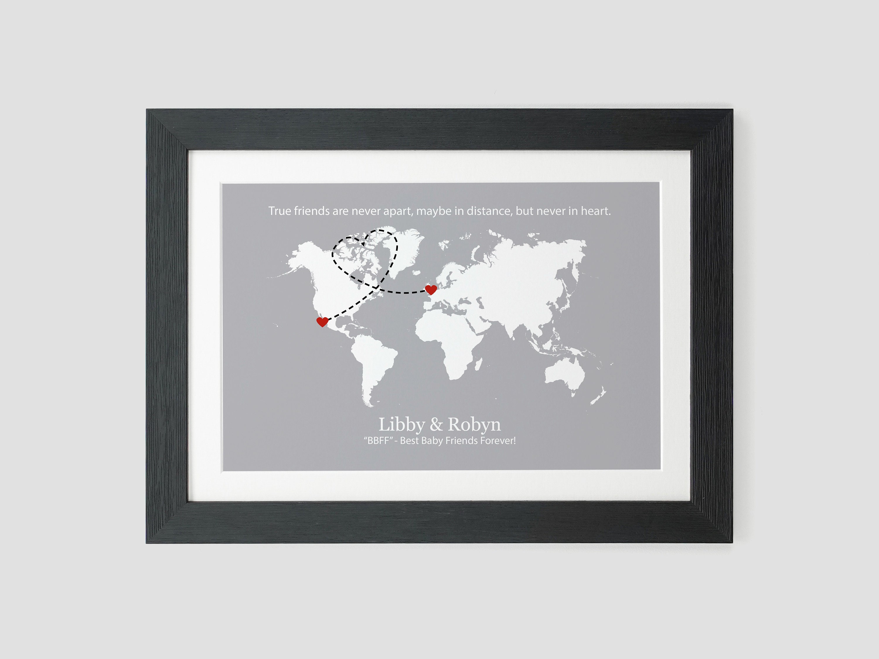 Personalised Friend Leaving Present Leaving Home