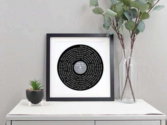 Adele 'make You Feel My Love' Song Lyrics Print 