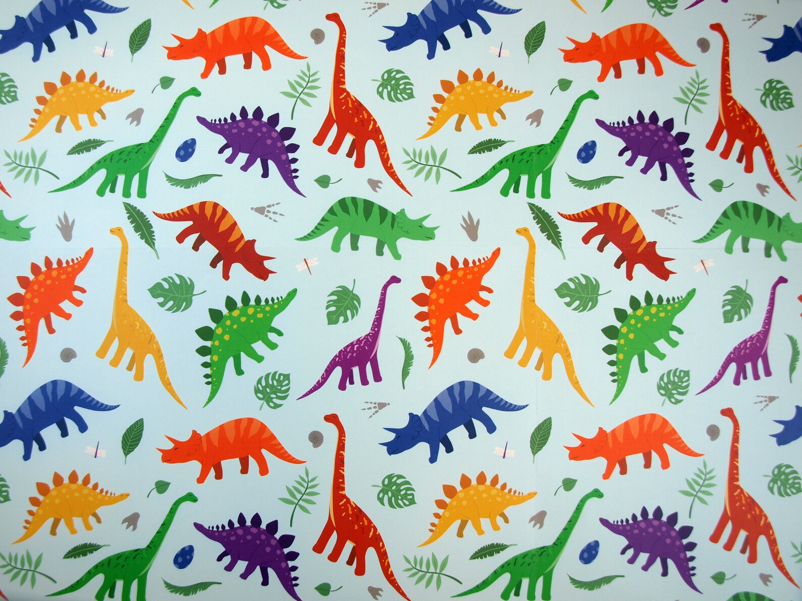 Dinosaur Luxury Eco Wrapping Paper Children's Birthday Etsy