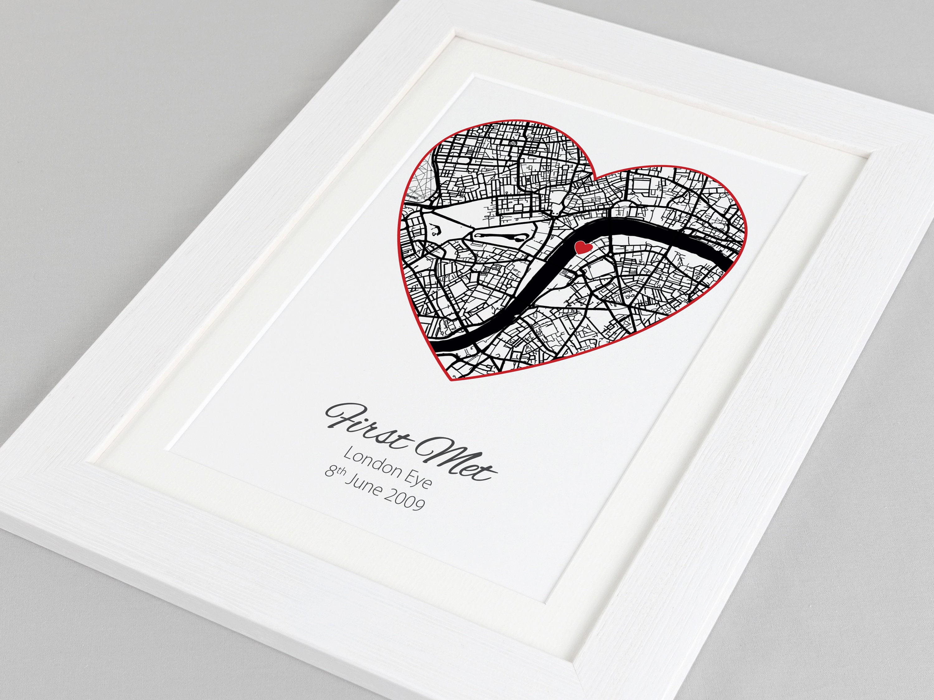 Where We Got Married Map Gift Our Honeymoon Wedding Etsy 日本