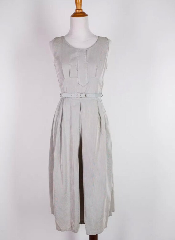 1950s Vintage Grey and Red Dress Set - image 3