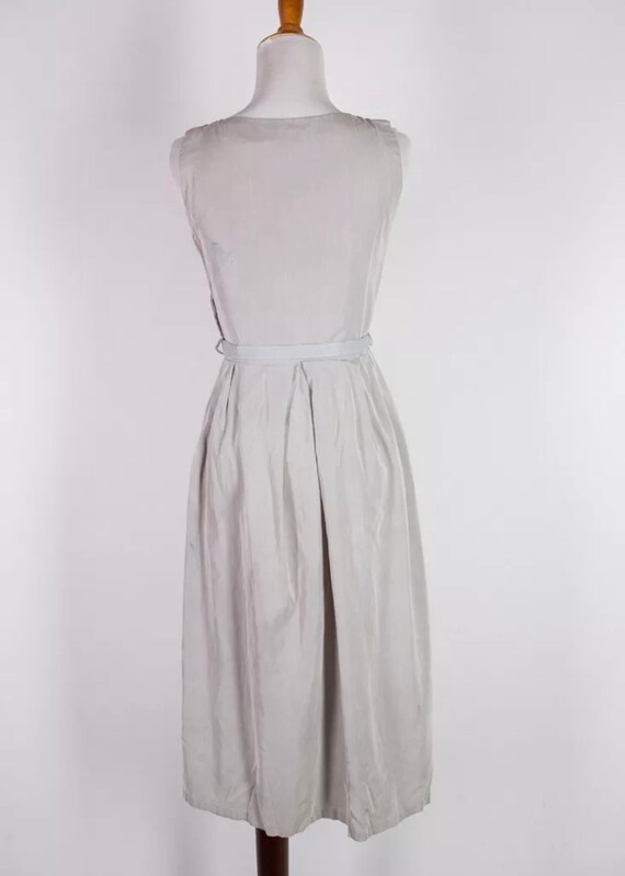 1950s Vintage Grey and Red Dress Set - image 5