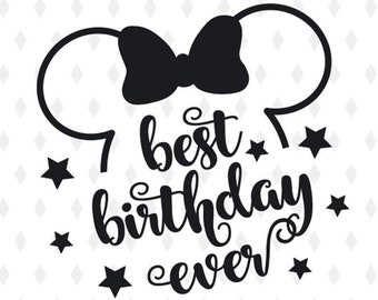 Disney Birthday Svg File - 130+ File for Free