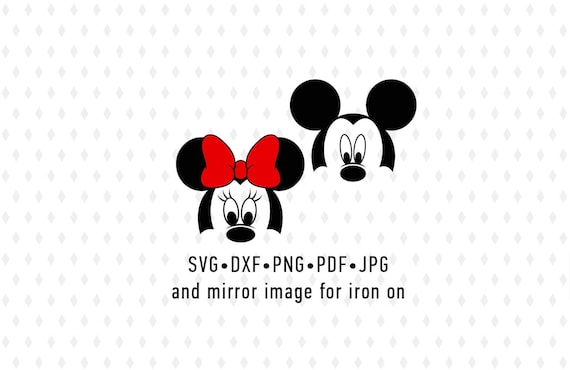 Download Mickey Minnie Mouse LAYERED Head Face SVG Png Vector Cut ...