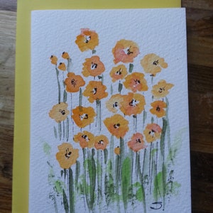 Biglietto vuoto, biglietto d'auguri, biglietto originale, biglietto acquerello, biglietto fiori, biglietto floreale, biglietto unico, biglietto di ringraziamento, biglietto d'auguri