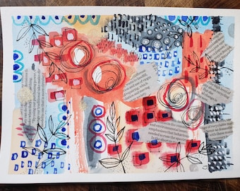 Original one of a kind watercolour painting