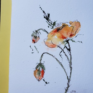 Cartão em branco, cartão de felicitações, cartão original, cartão aquarela, cartão de flores, cartão floral, cartão exclusivo, cartão de agradecimento, cartão de aniversário