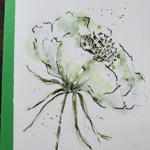 Cartão em branco, cartão de felicitações, cartão original, cartão aquarela, cartão de flores, cartão floral, cartão exclusivo, cartão de agradecimento, cartão de aniversário