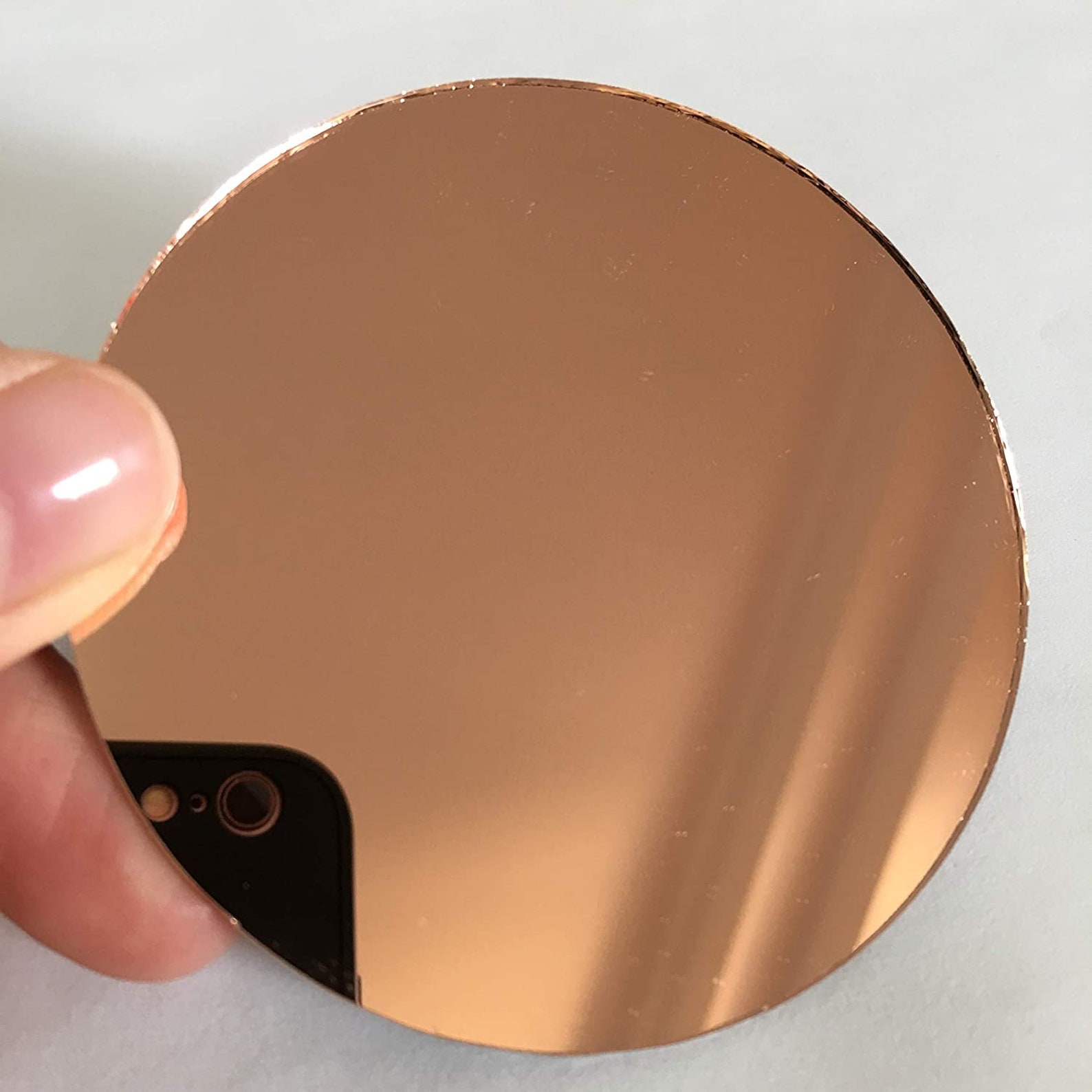 Geo Wall Mirror Rose Gold at Janice Curry blog